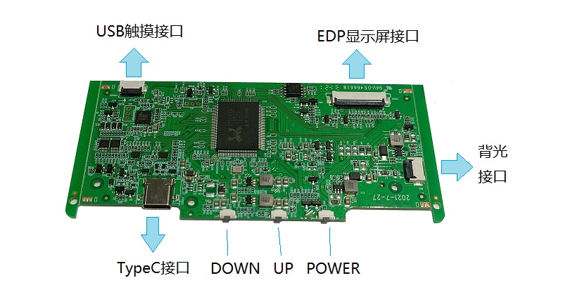 15.6寸屏一线通触摸显示方案